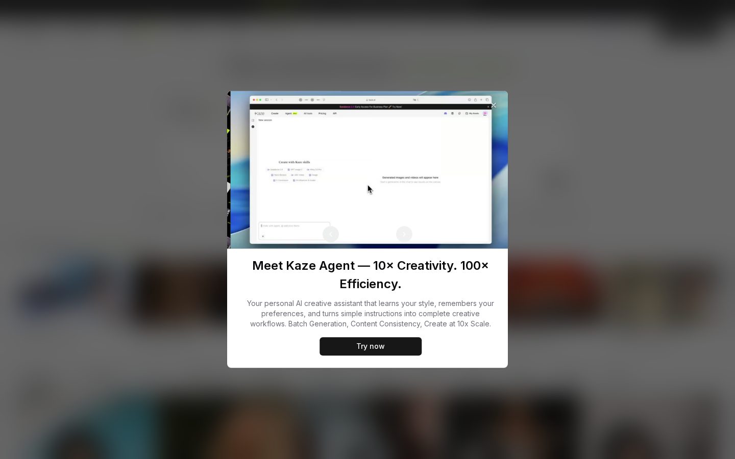 Kaze.ai Homepage