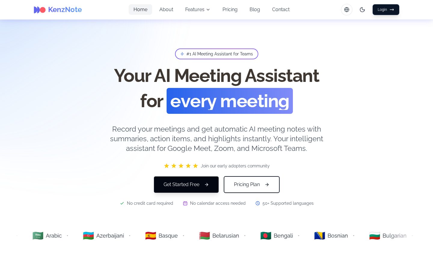 KenzNote Homepage