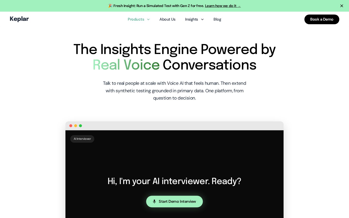 Keplar Homepage