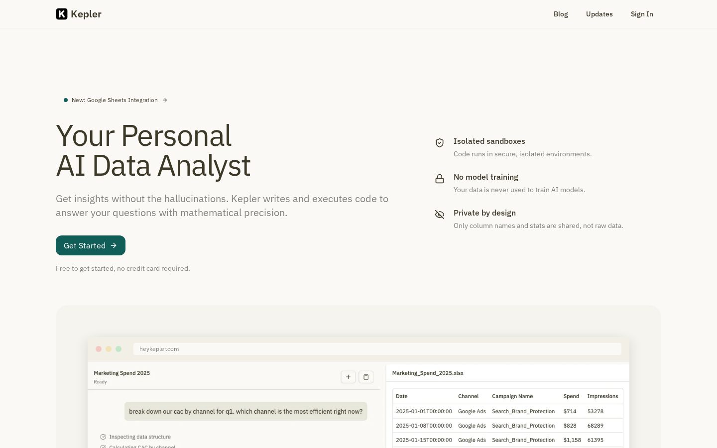 Kepler Homepage