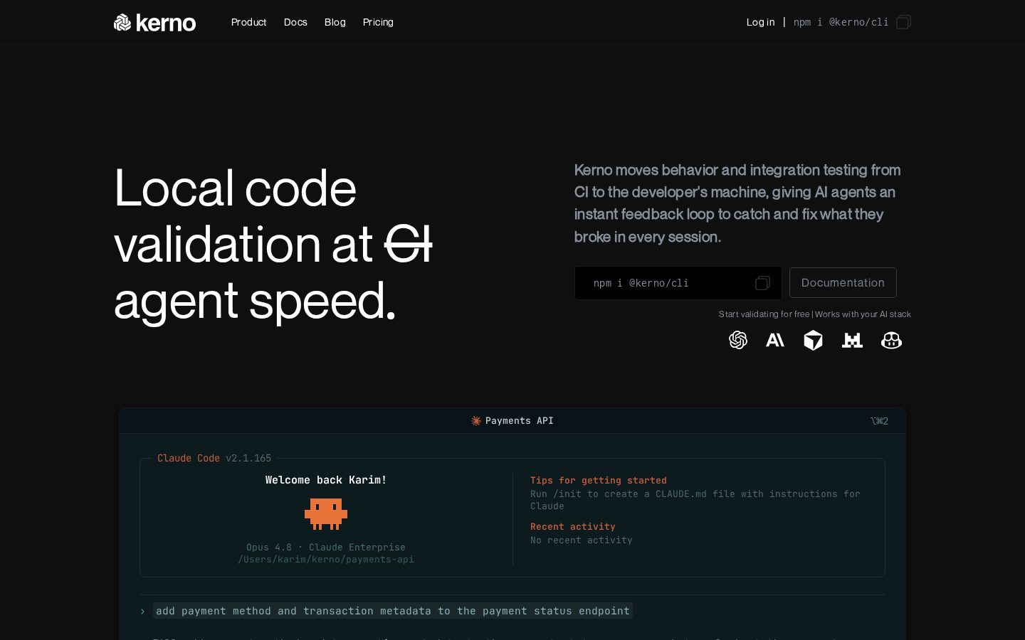 Kerno Homepage