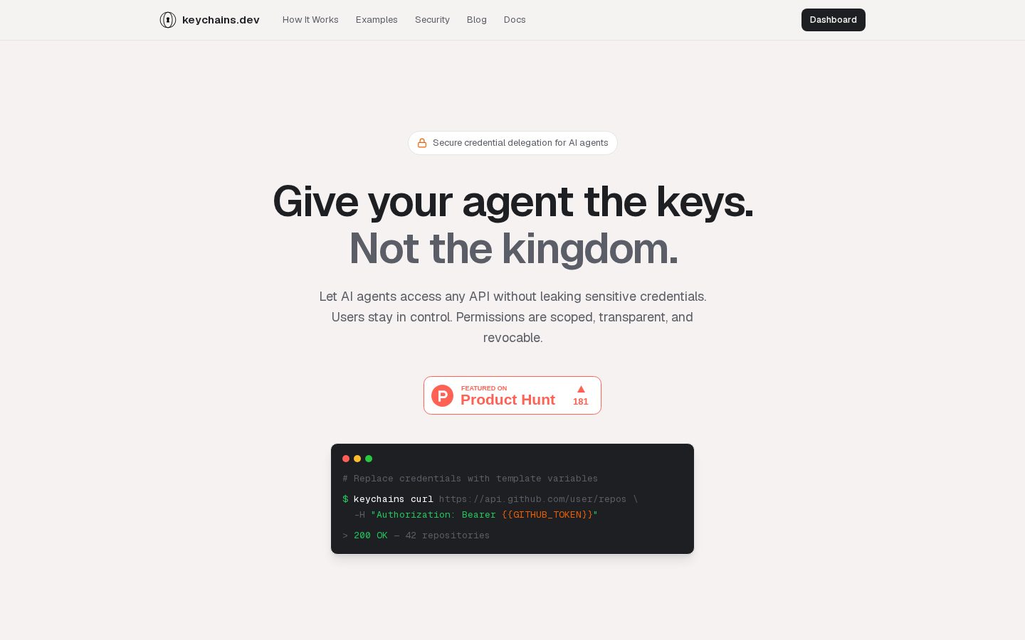 keychains.dev Homepage