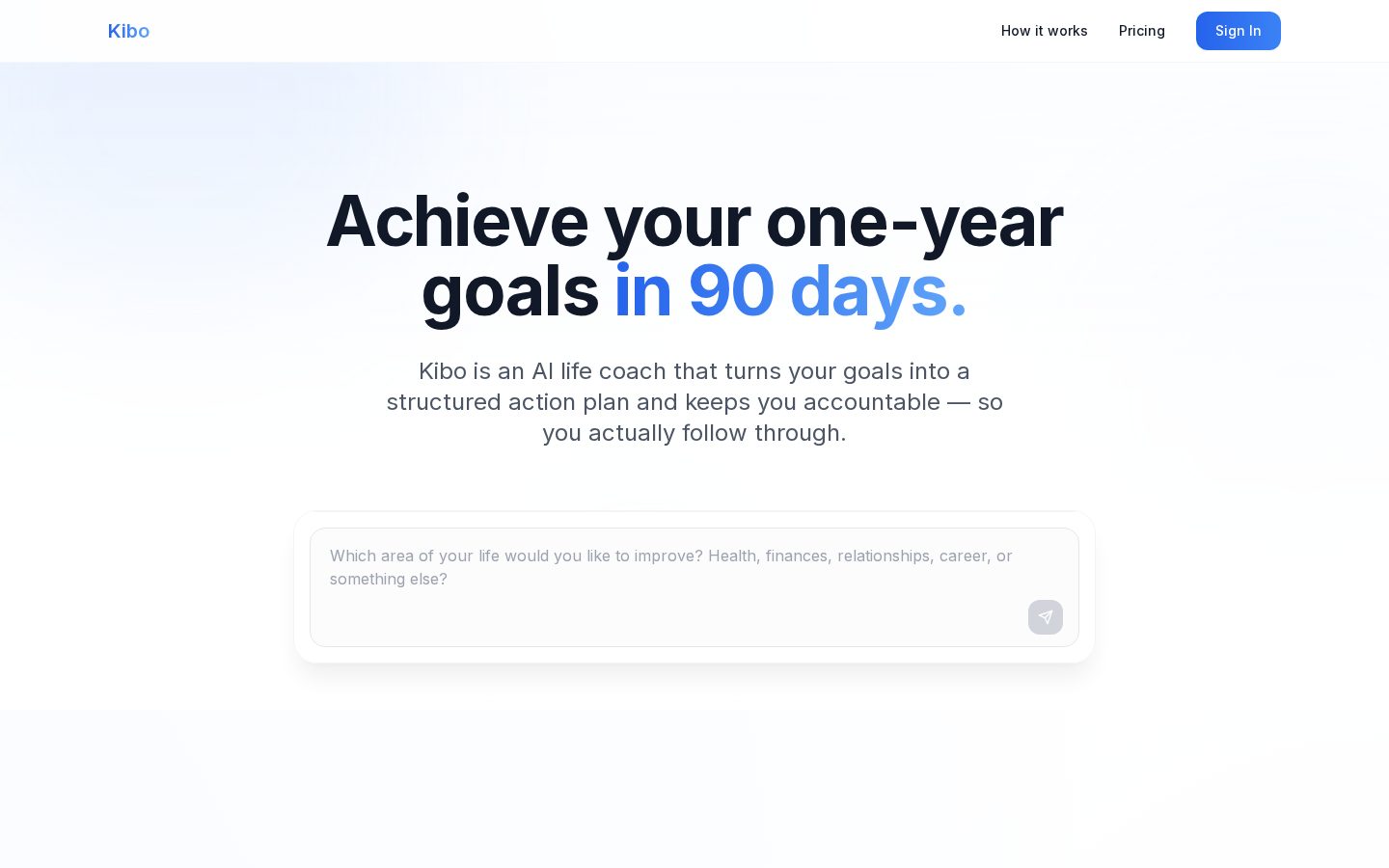 Kibo Homepage