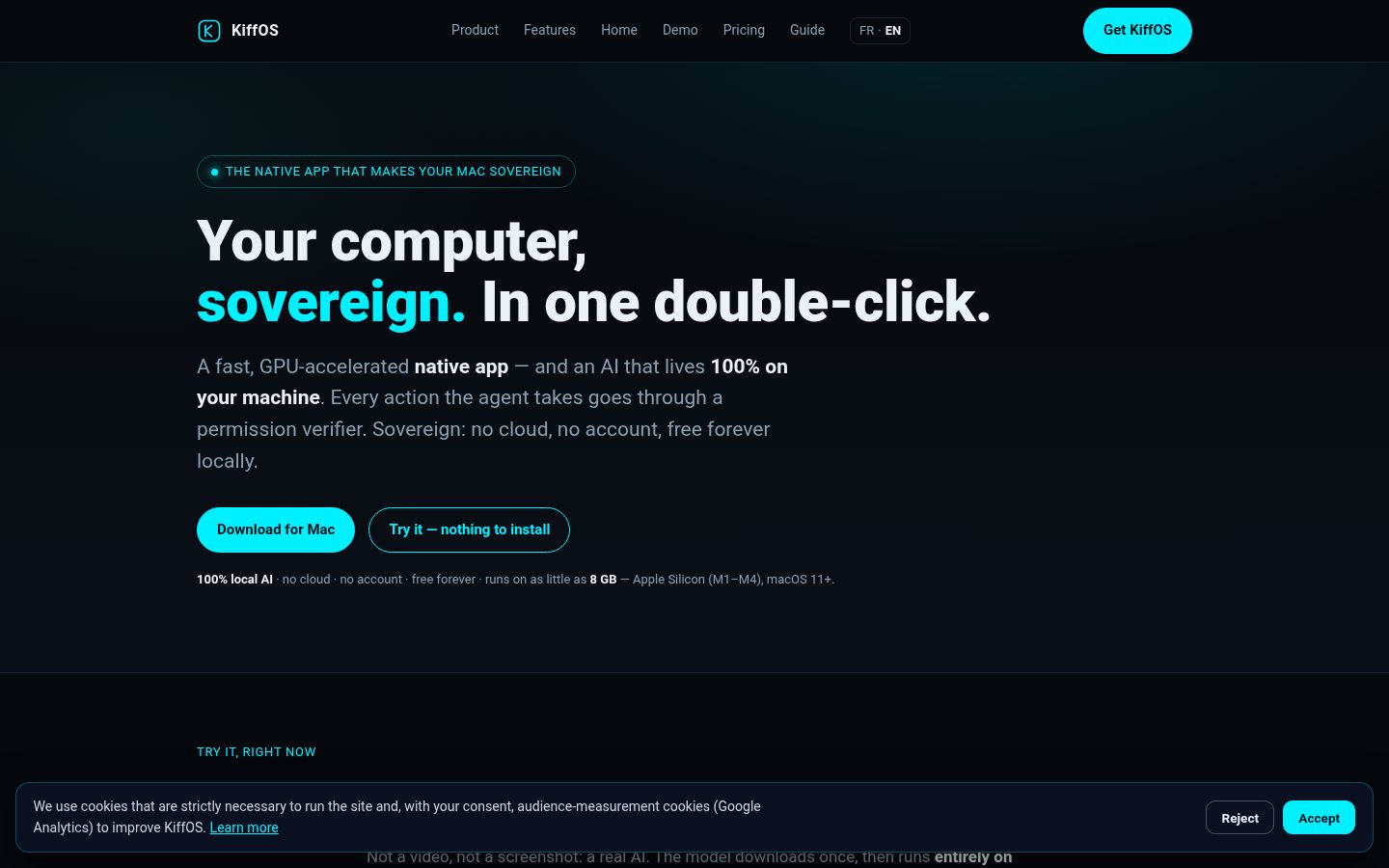 KiffOS Homepage