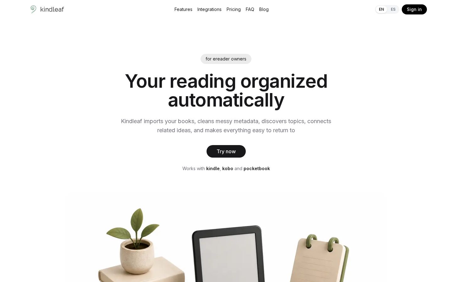 Kindleaf Homepage