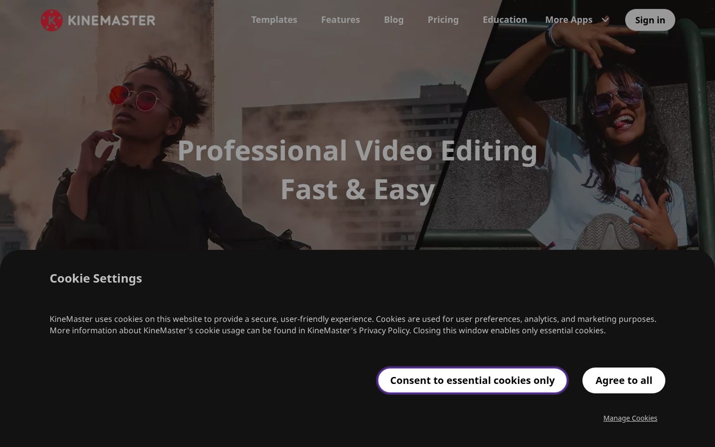 KineMaster Homepage