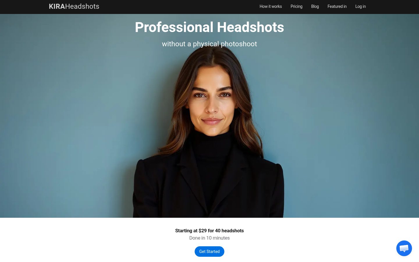 KiraHeadshots Homepage