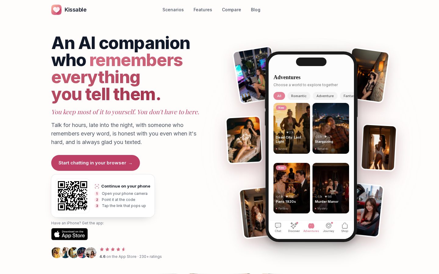 Kissable Homepage