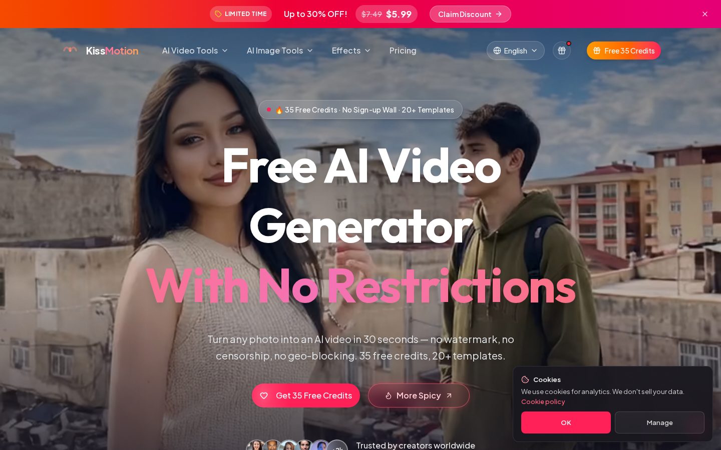 KissMotion Homepage