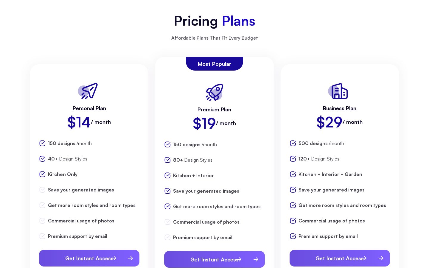 KitchenGPT Pricing