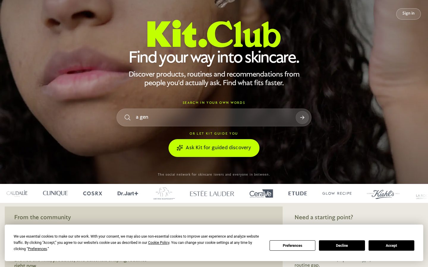 Kit.Club Homepage