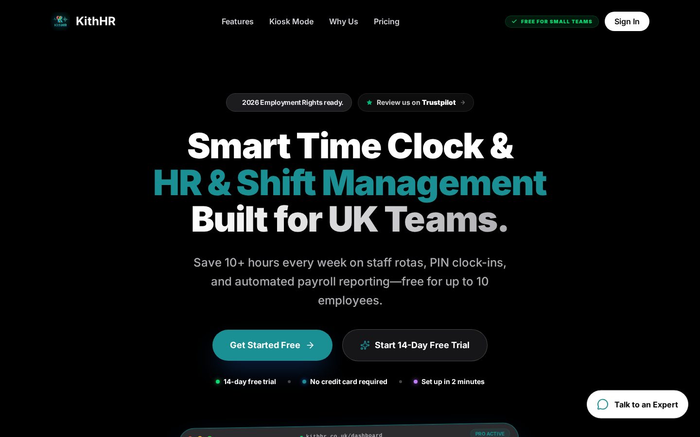 KithHR Homepage