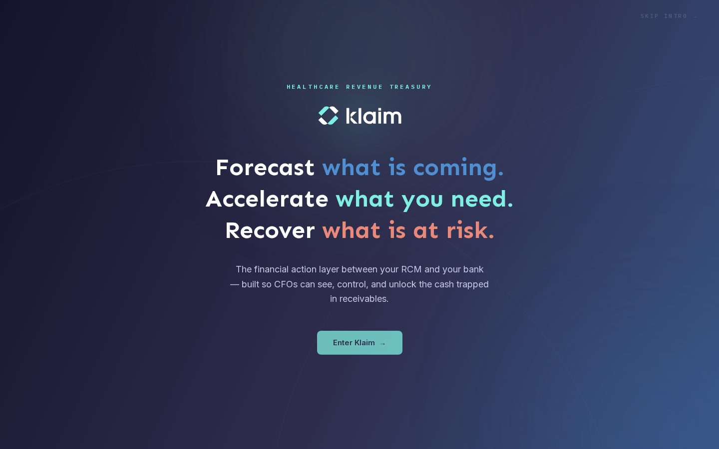 Klaim Homepage