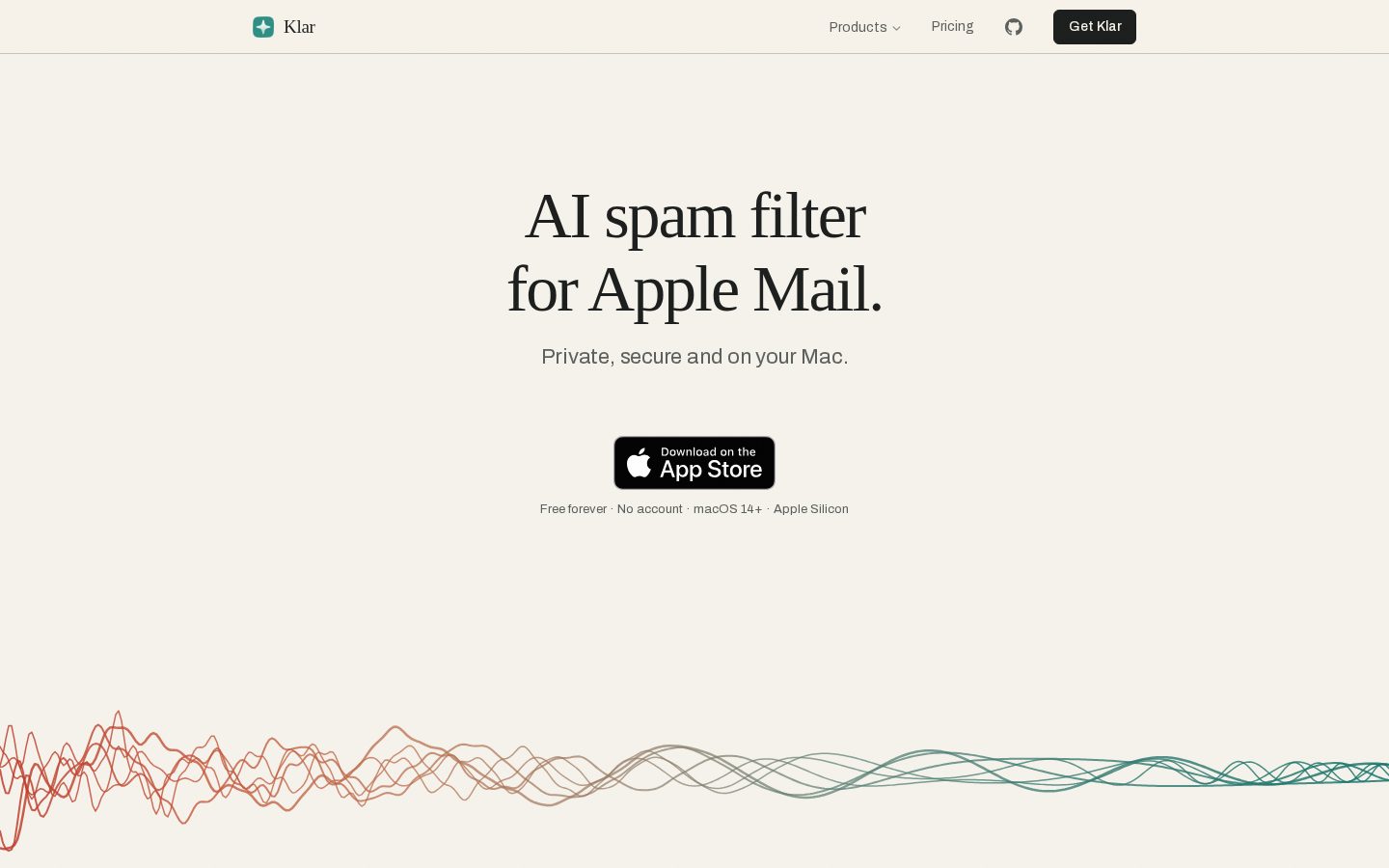 Klar Homepage