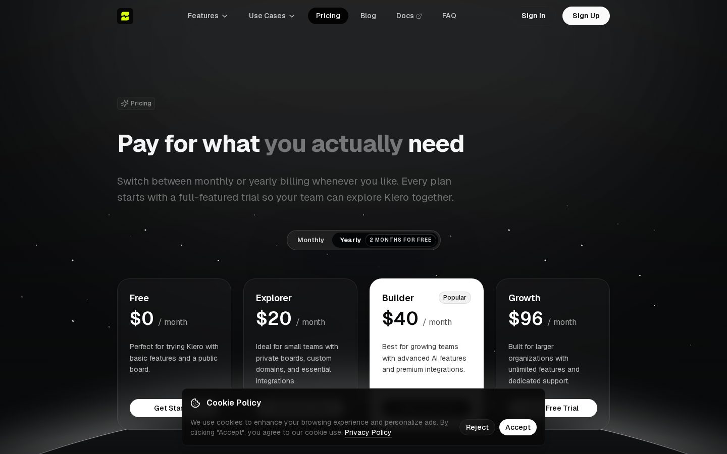 Klero.ai Pricing