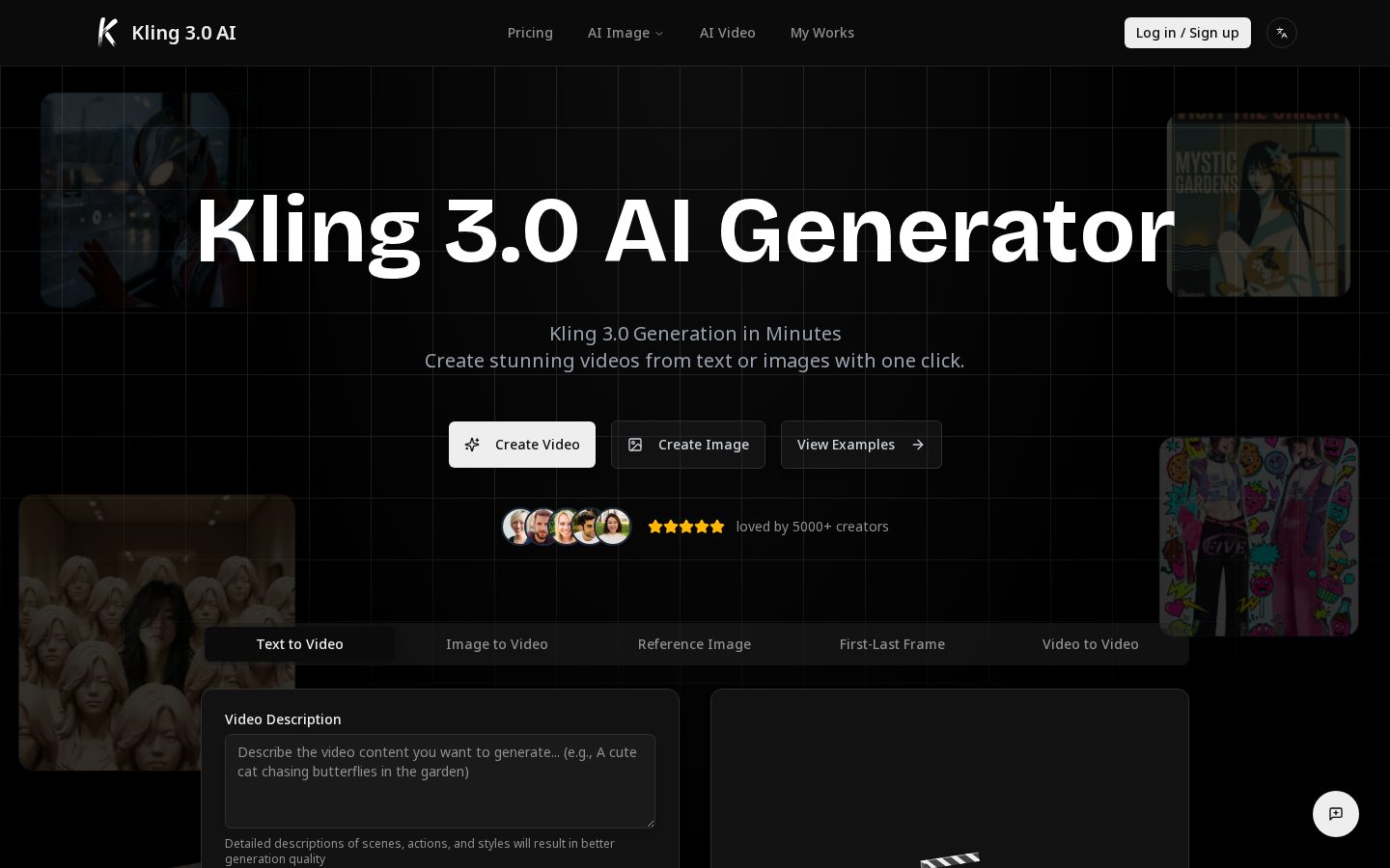 Kling3 Homepage