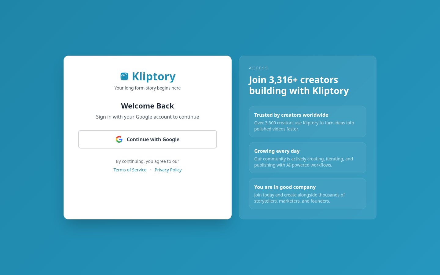 Kliptory Pricing