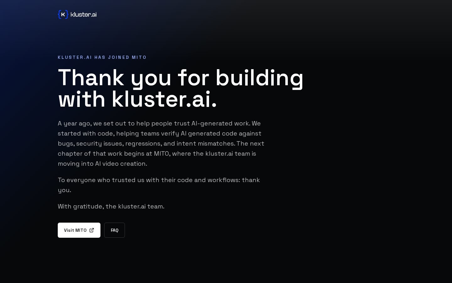 kluster.ai Homepage