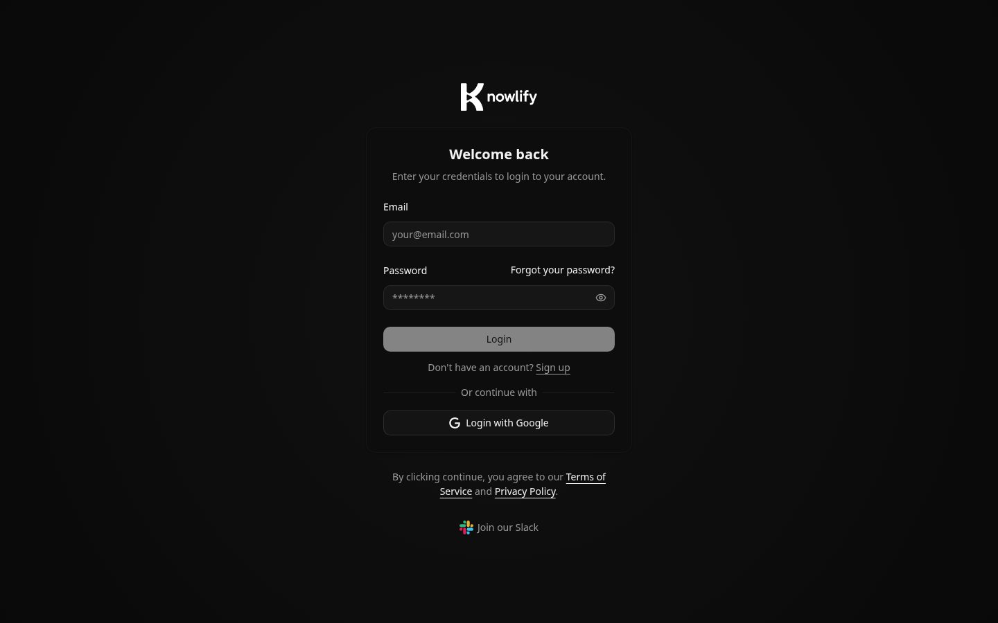 Knowlify Homepage
