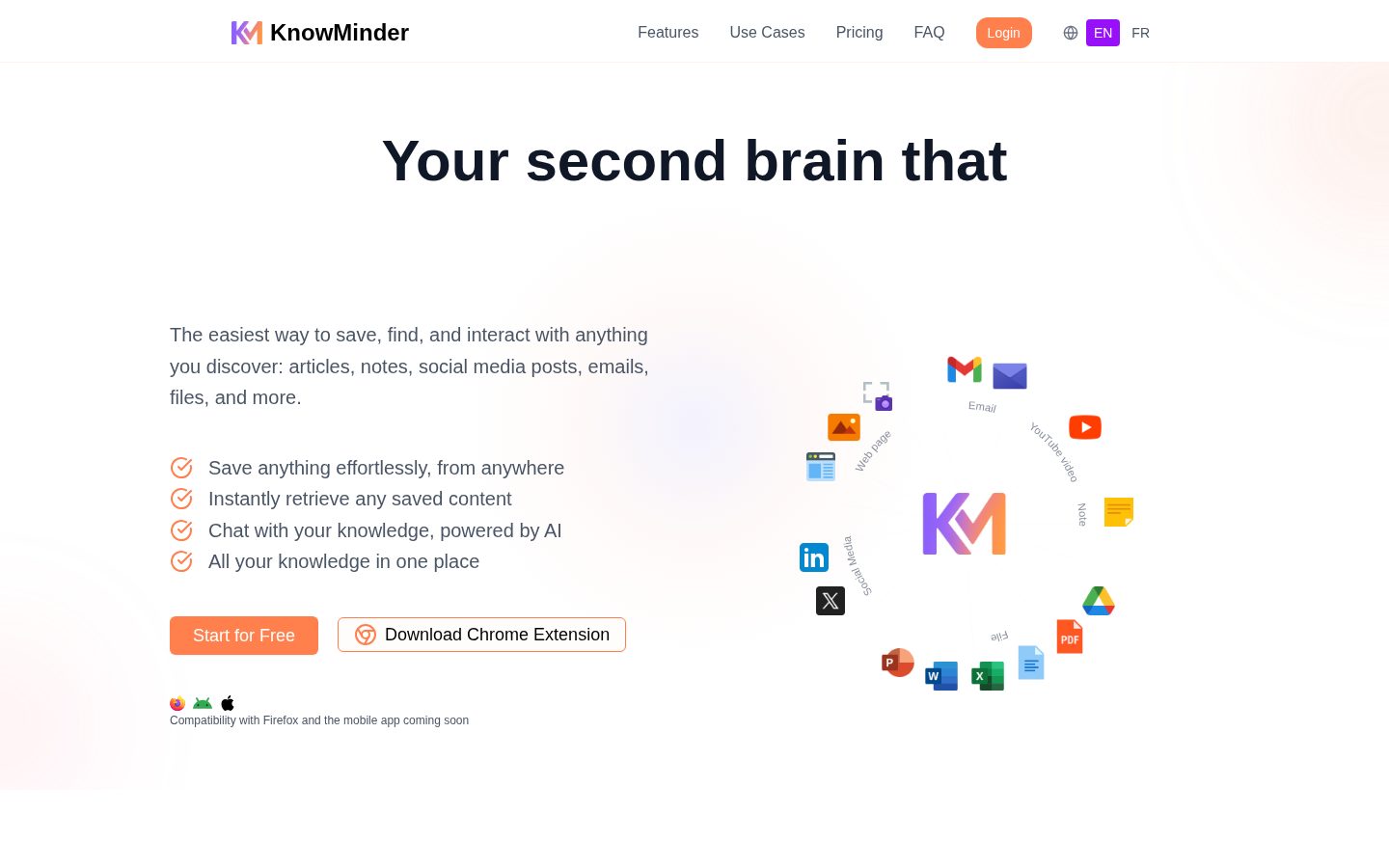 KnowMinder Homepage