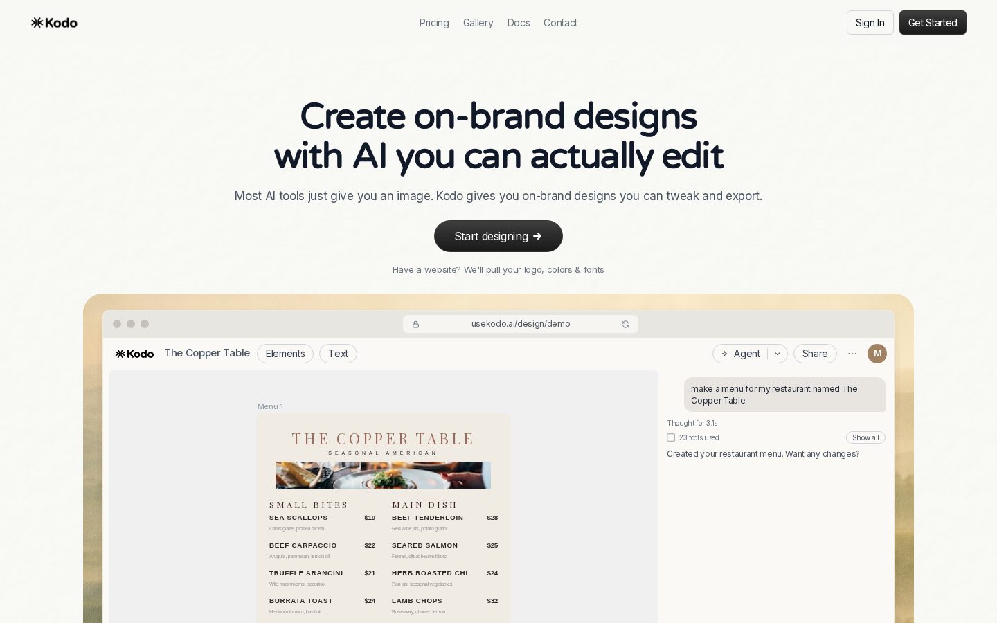 Kodo Homepage