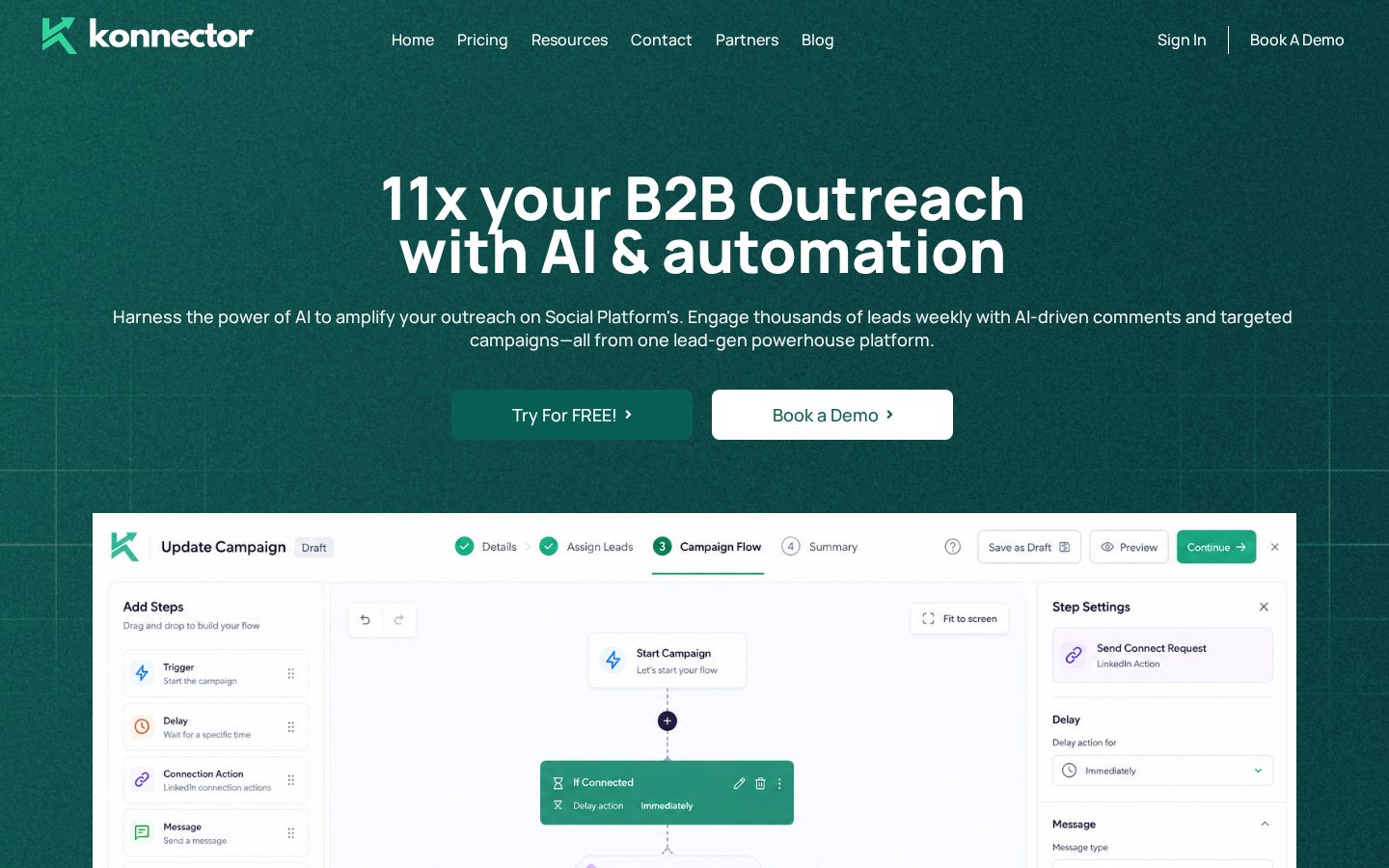 Konnector Homepage