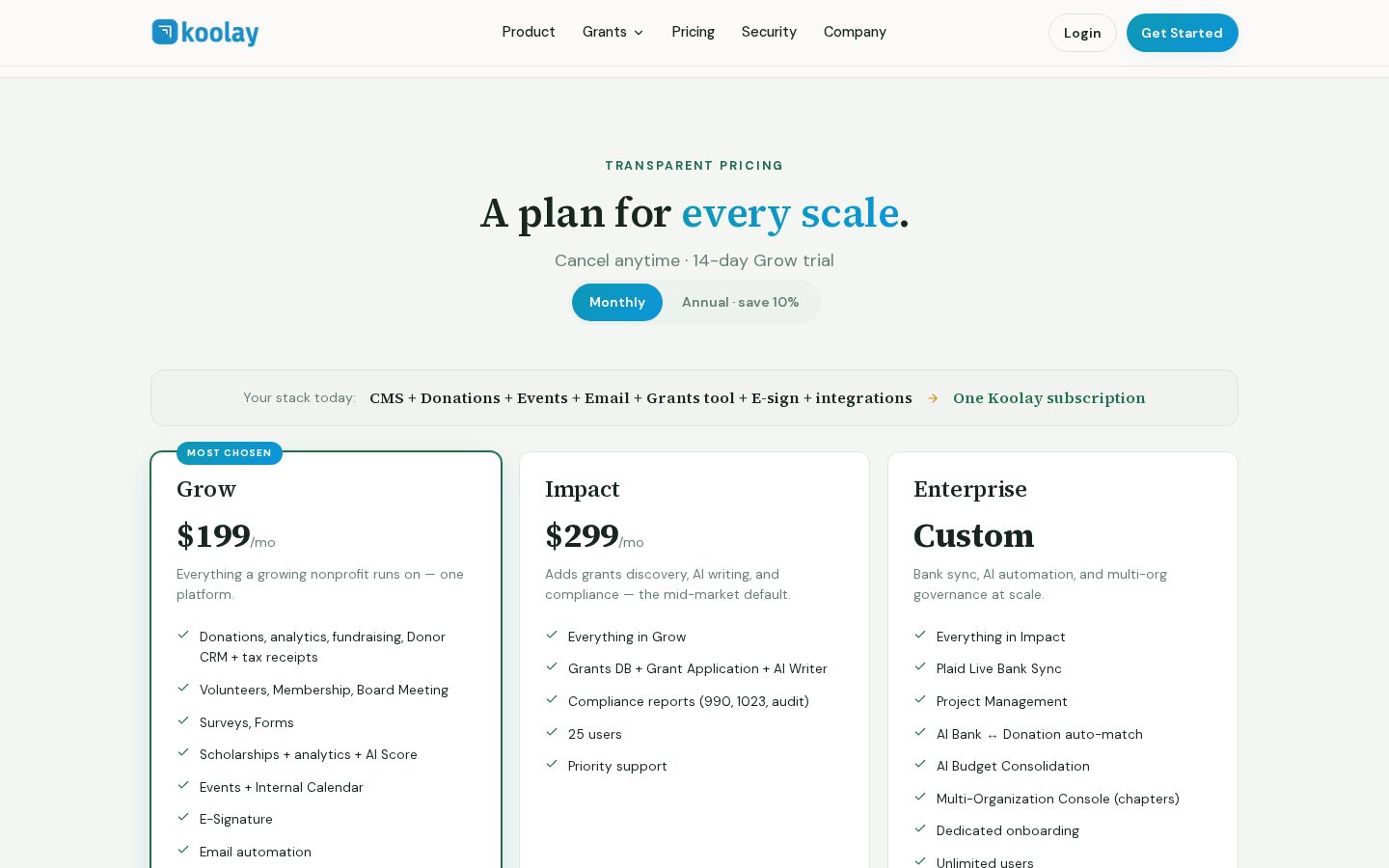 Koolay Pricing