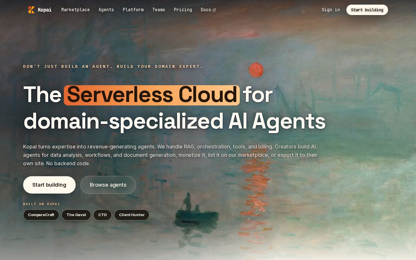 Kopai Homepage