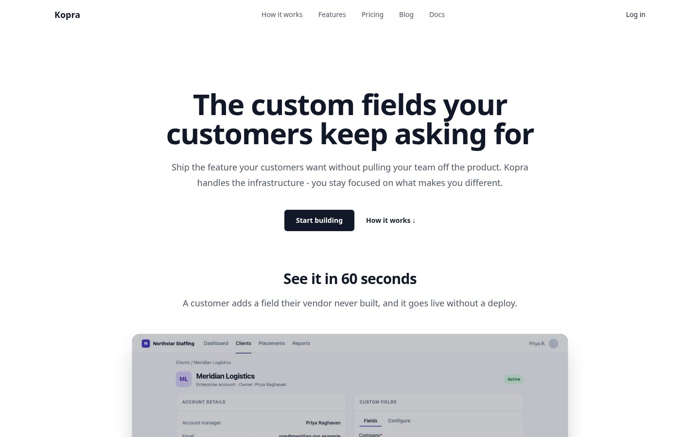 Kopra Homepage