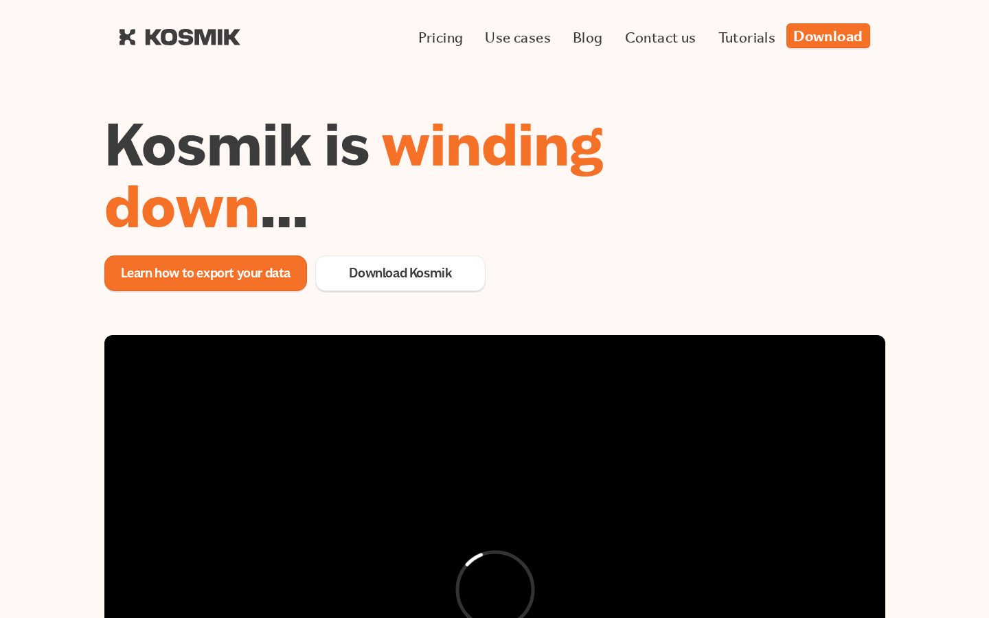 Kosmik Homepage