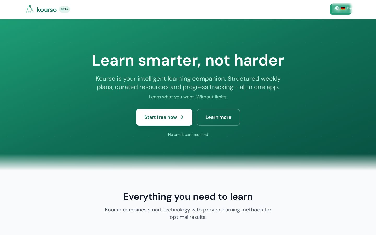 Kourso Homepage