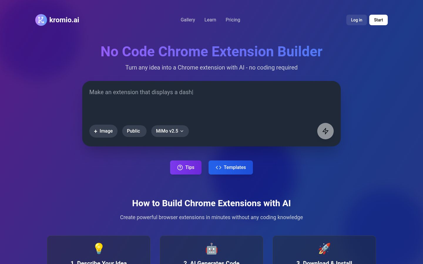 Kromio.ai Homepage