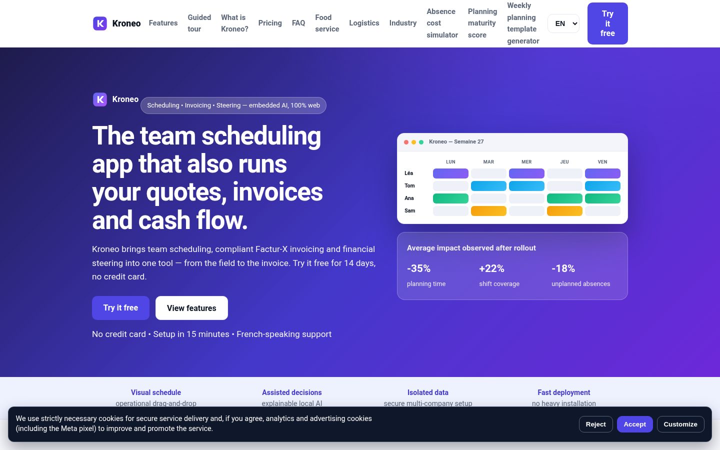 Kroneo Homepage