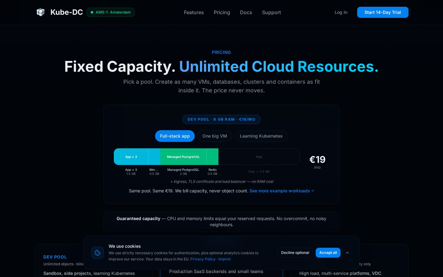 Kube-DC Cloud Pricing