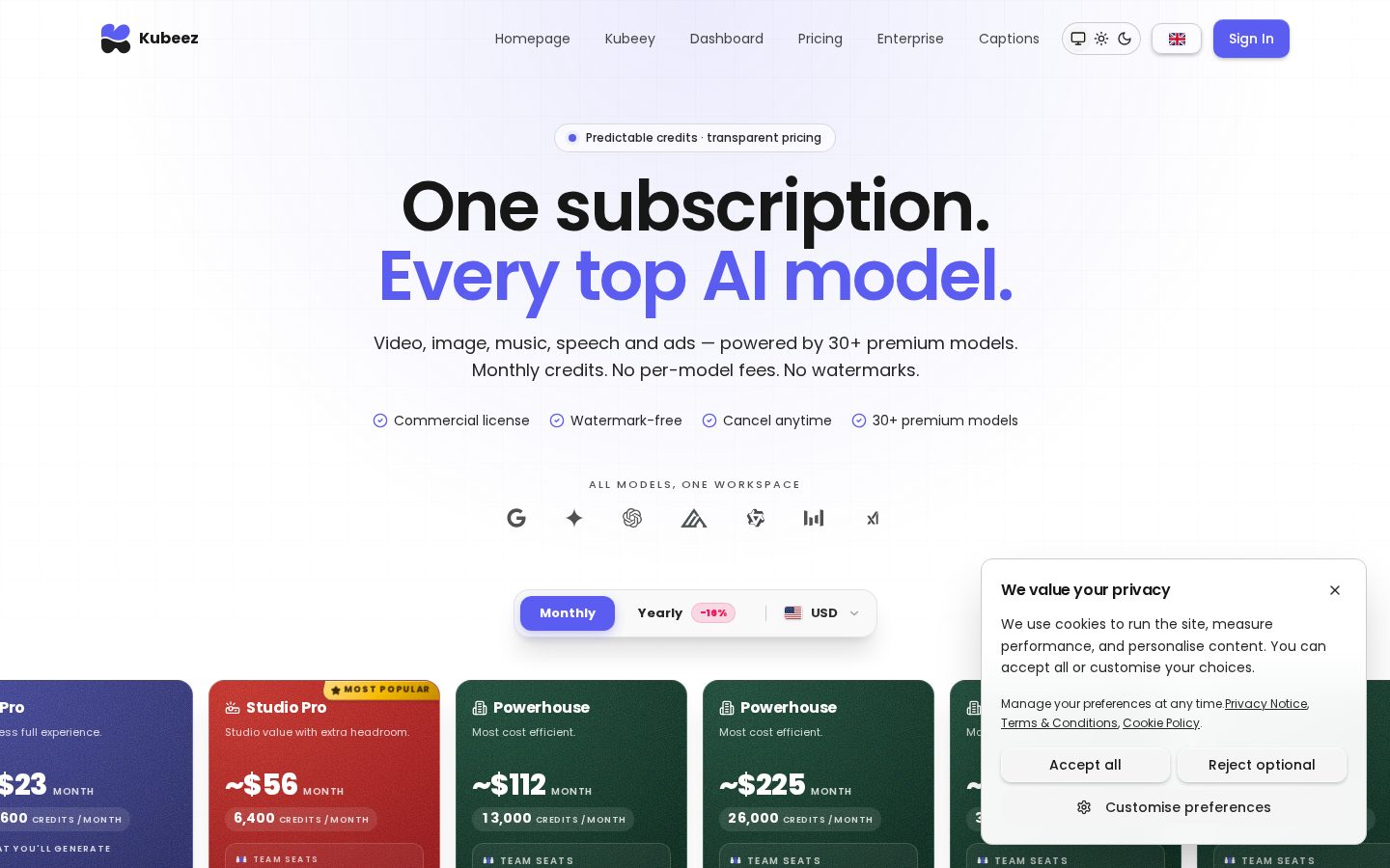 Kubeez Pricing