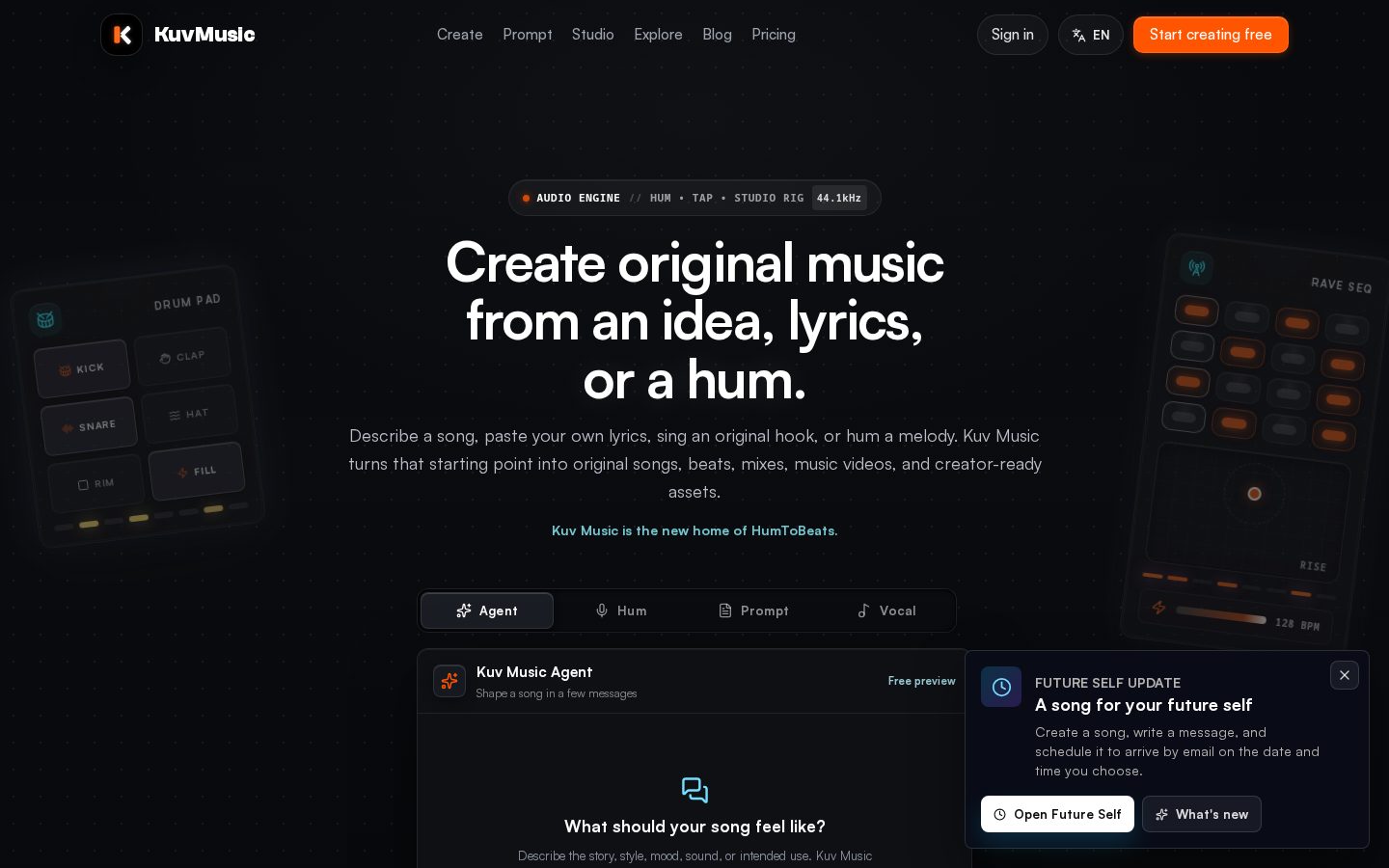 Kuvmusic Homepage