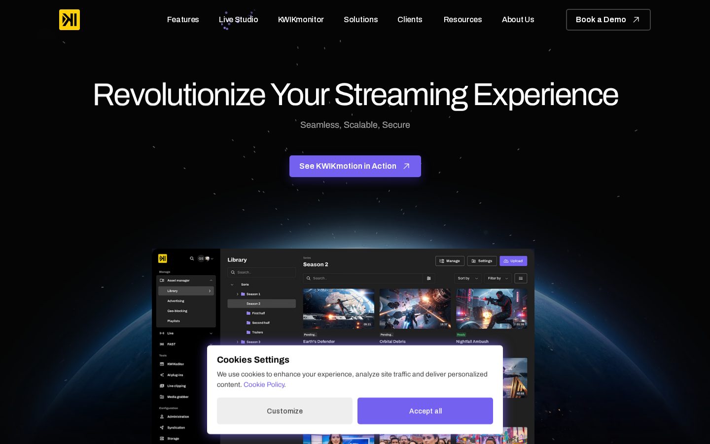 KWIKmotion Homepage