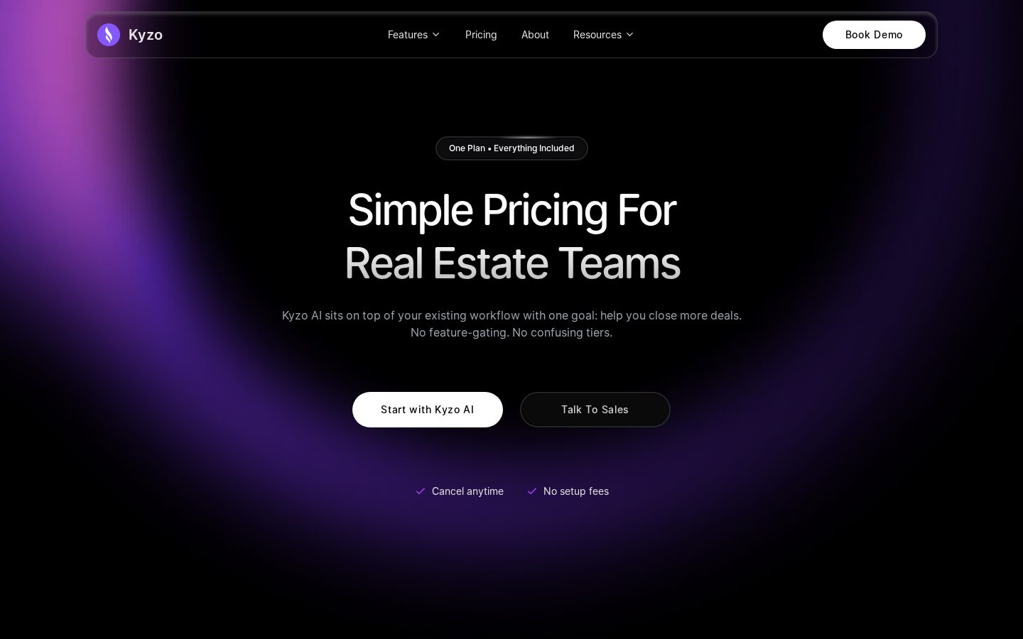 Kyzo.ai Pricing