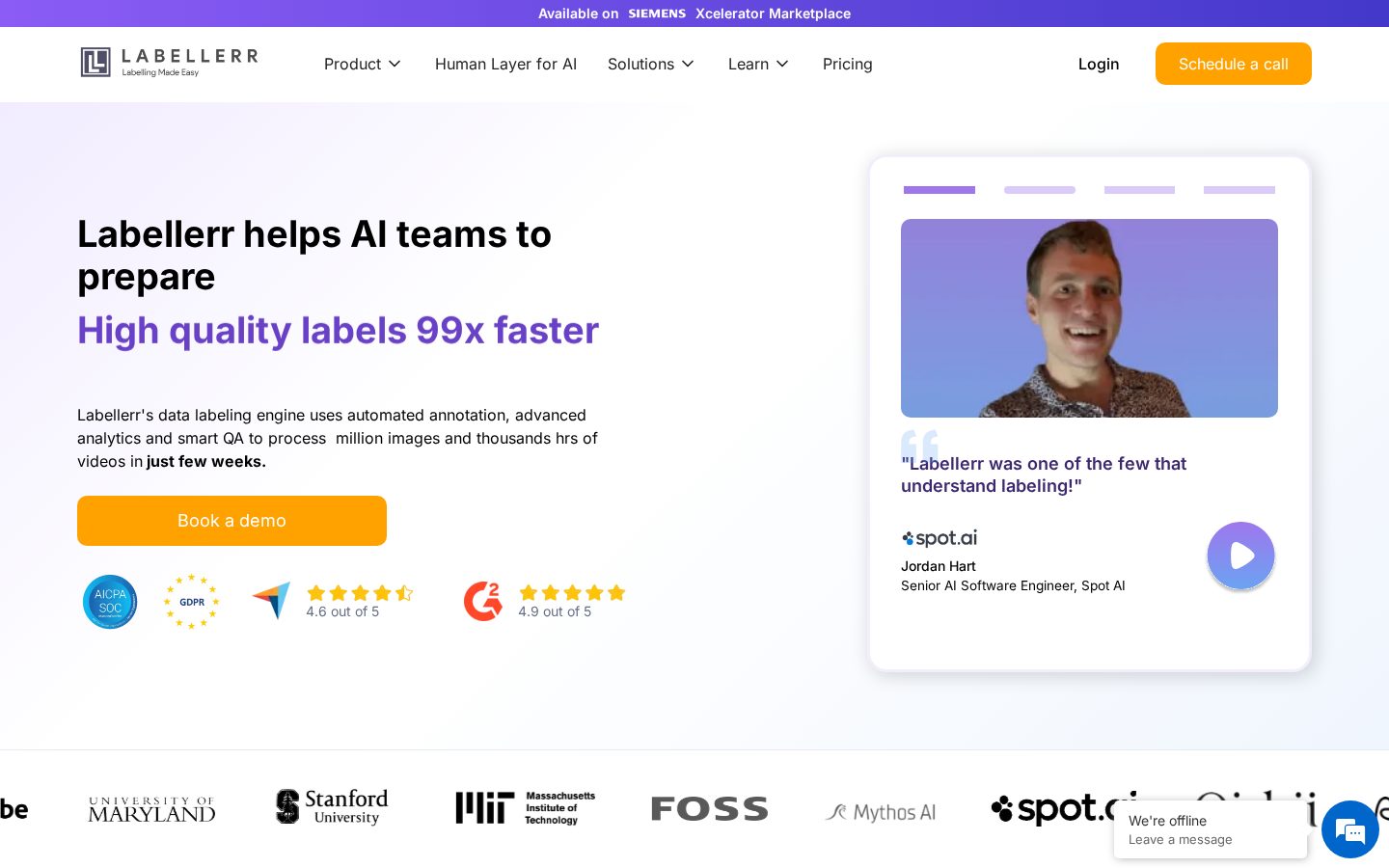 Labellerr Homepage