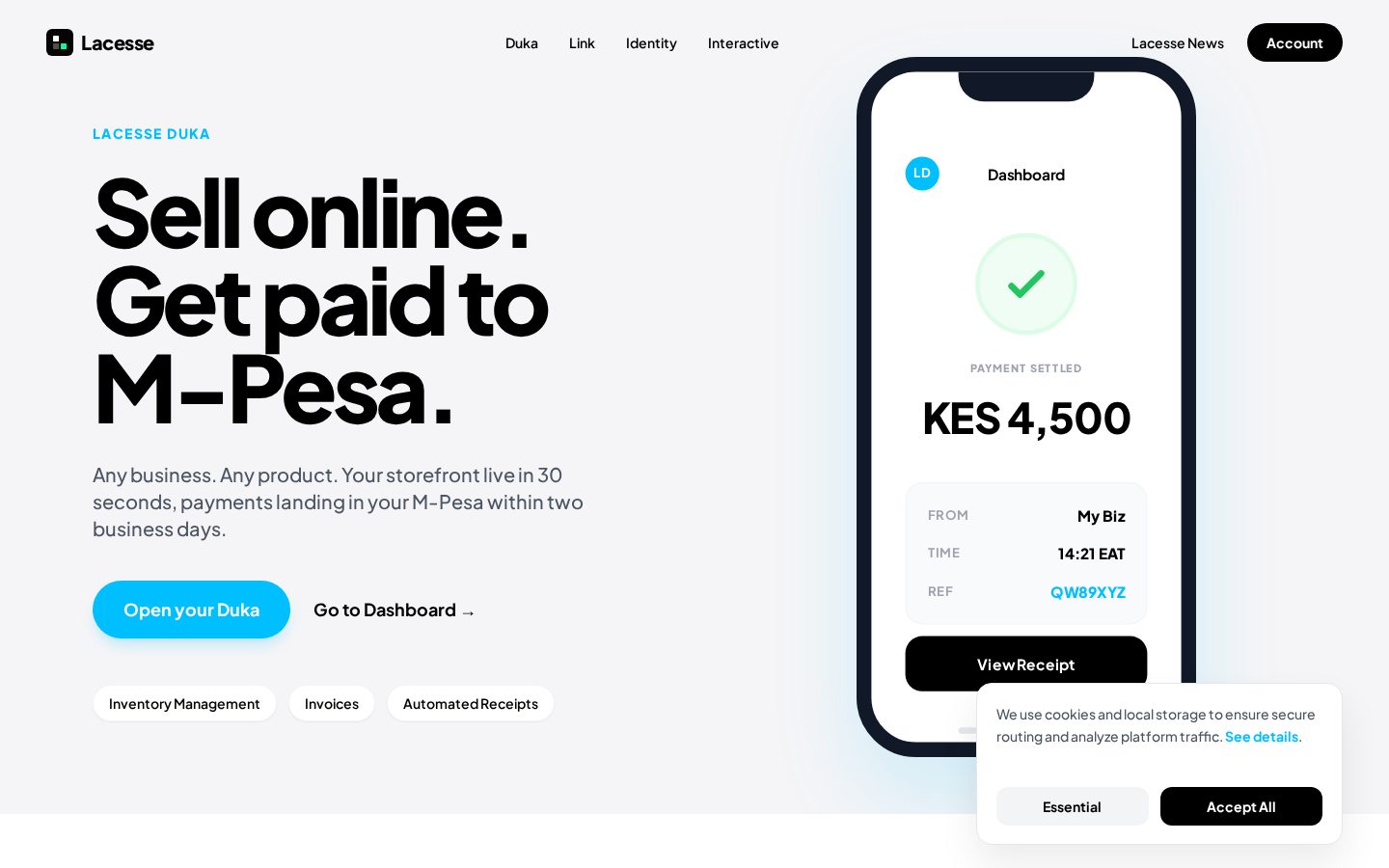 Lacesse Homepage