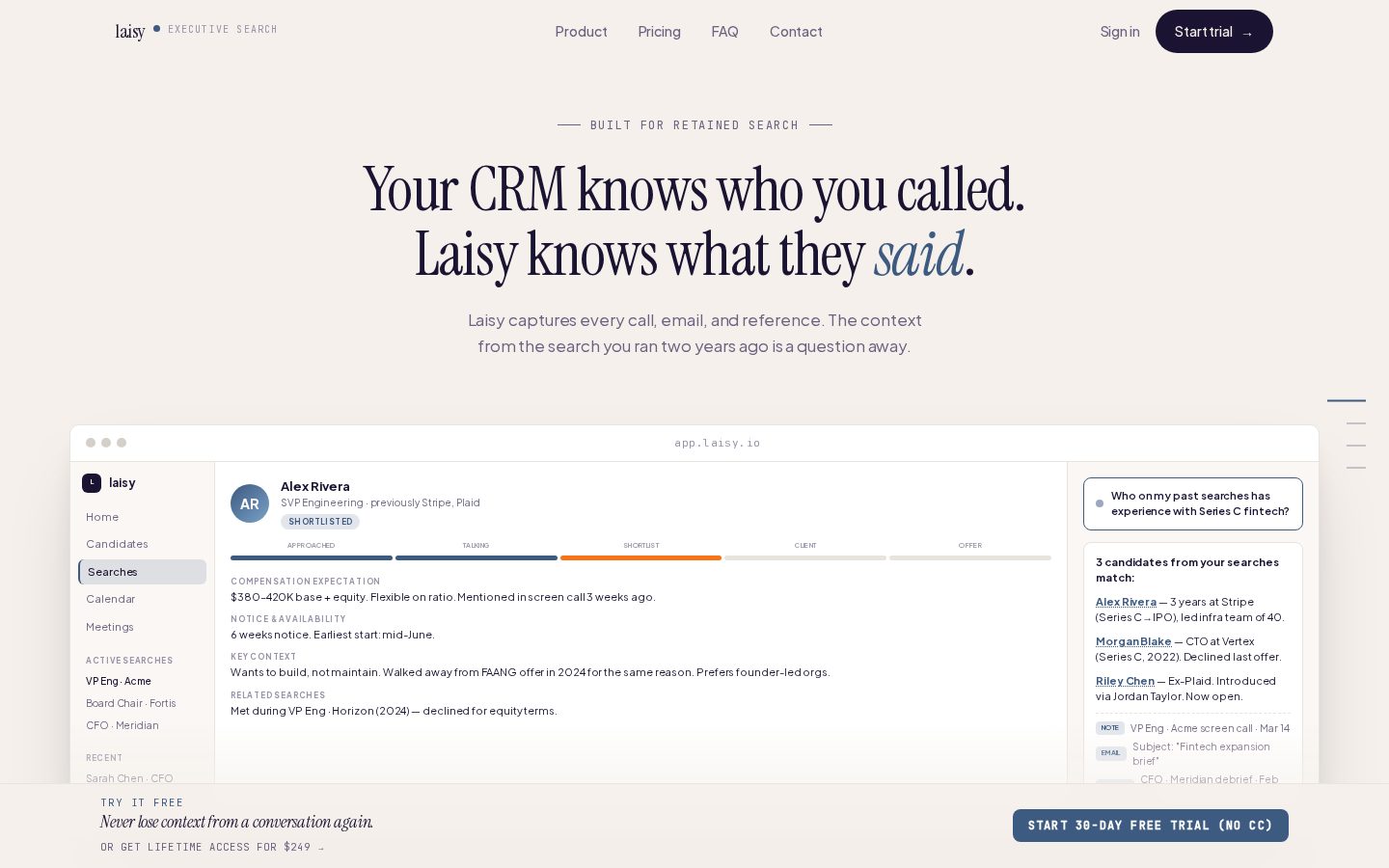 Laisy Homepage
