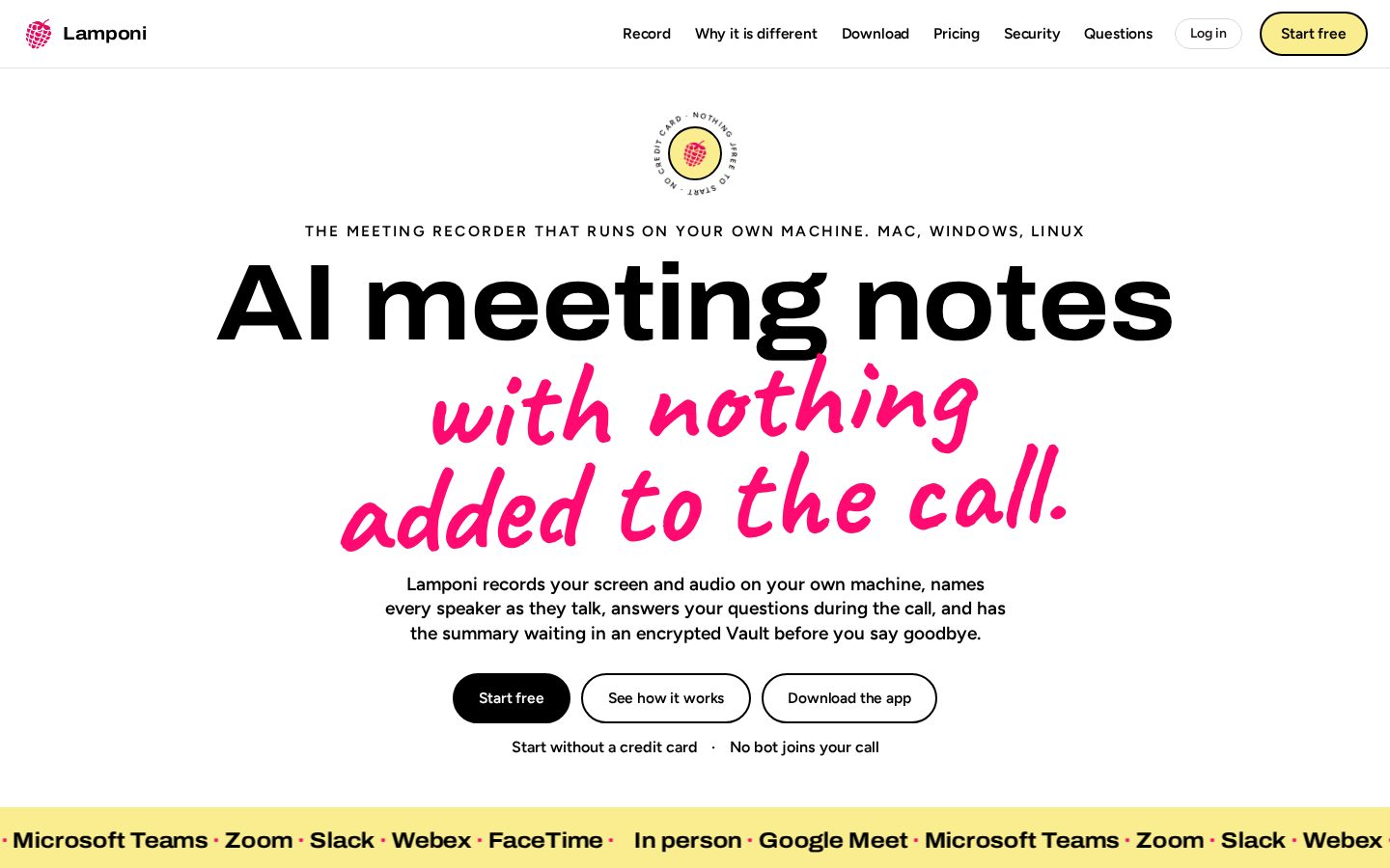 Lamponi Homepage