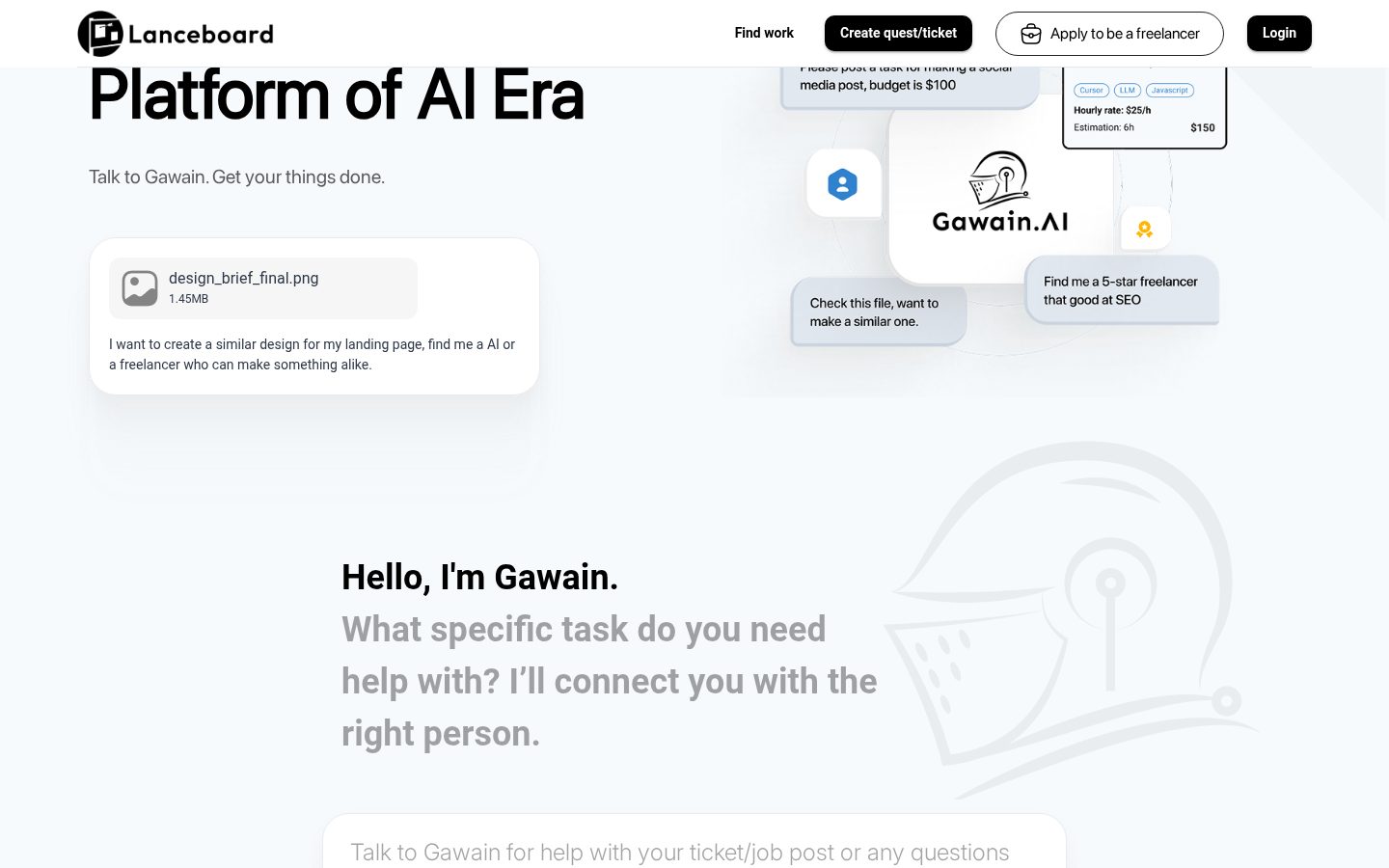 Lanceboard Homepage