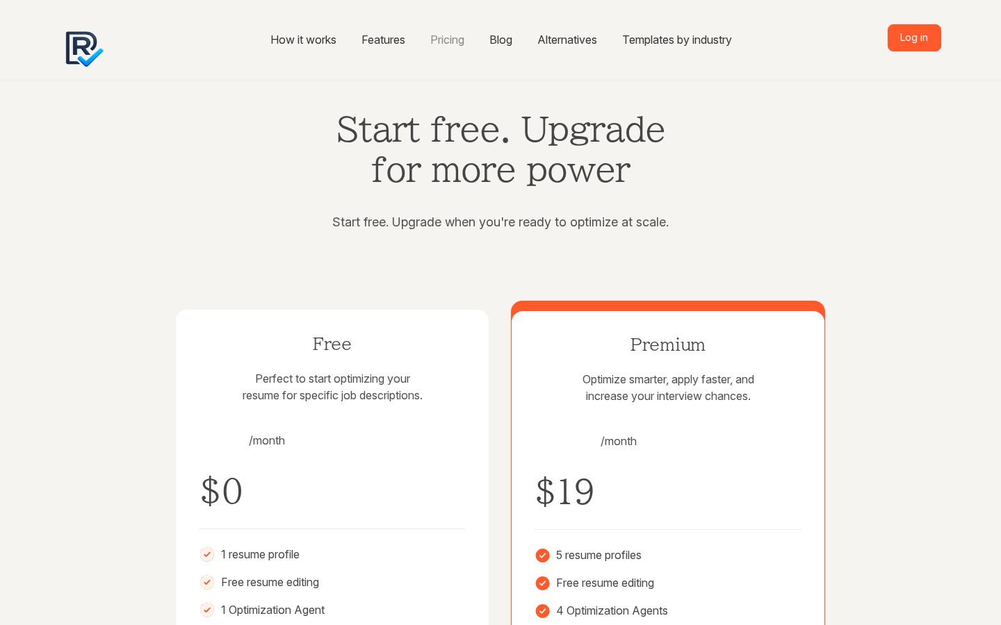 Land The Job Pricing