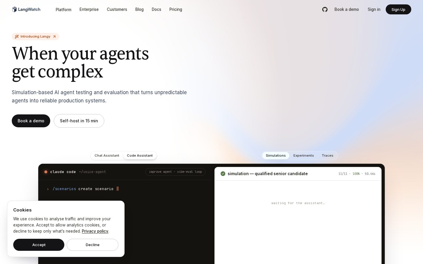 Langwatch Homepage