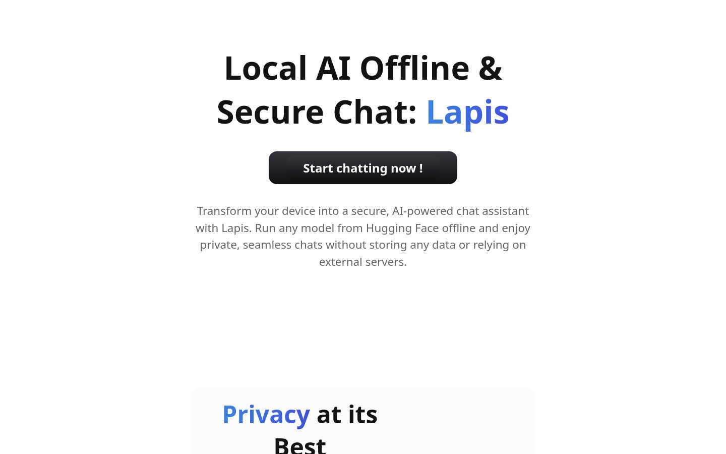 Lapis Homepage