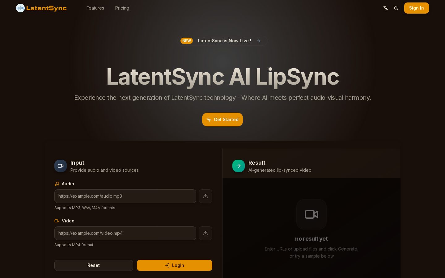 LatentSync Homepage