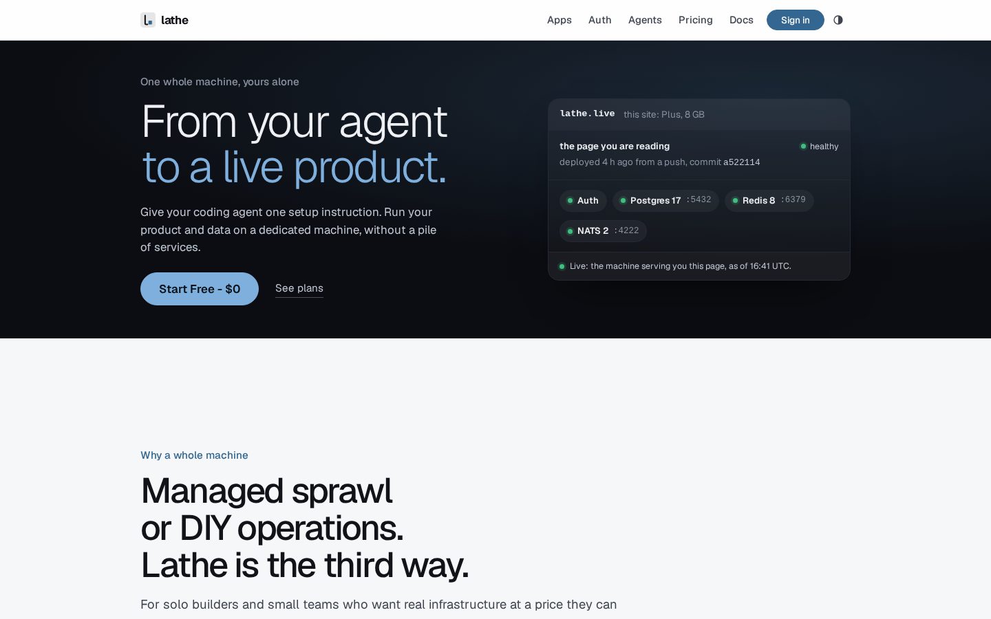 Lathe Homepage
