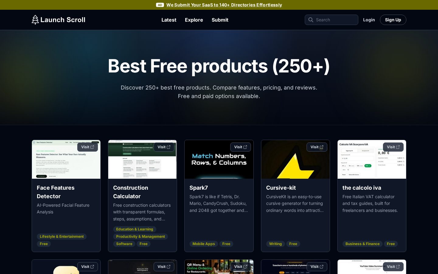 Launch Scroll Pricing