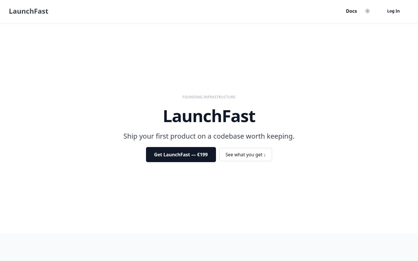 LaunchFastPro Homepage
